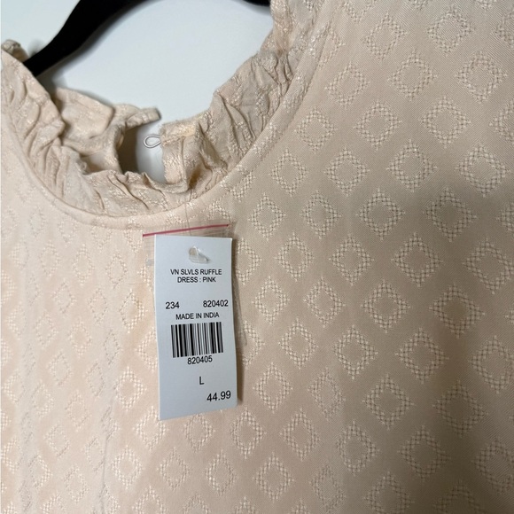 Elegant Pink Sleeveless Dress - Picture 4 of 8